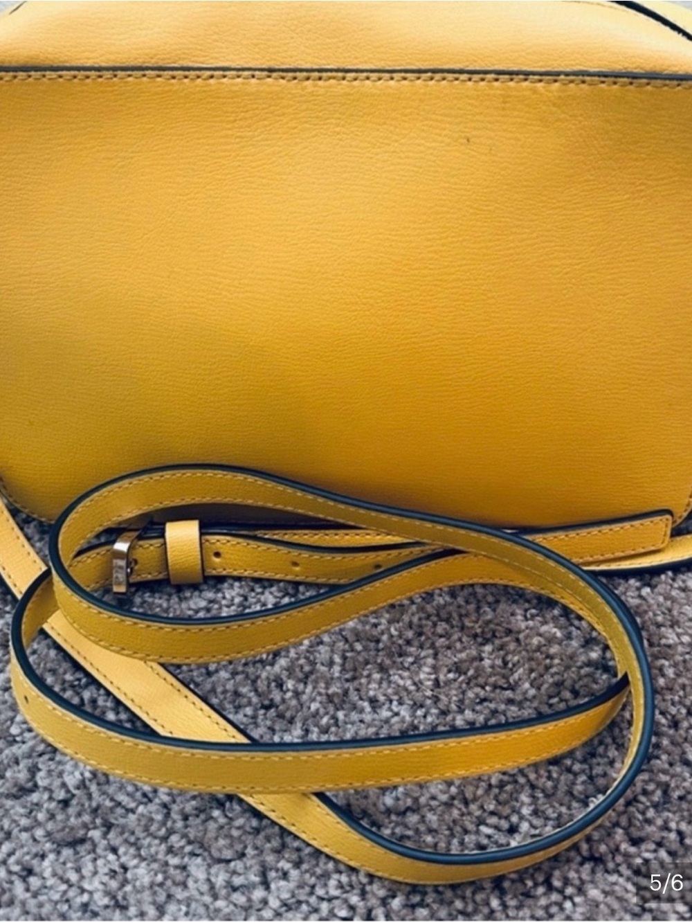 Kate Spade Vibrant Harper Sunflower Field Yellow Crossbody Bag - Picture 6 of 8